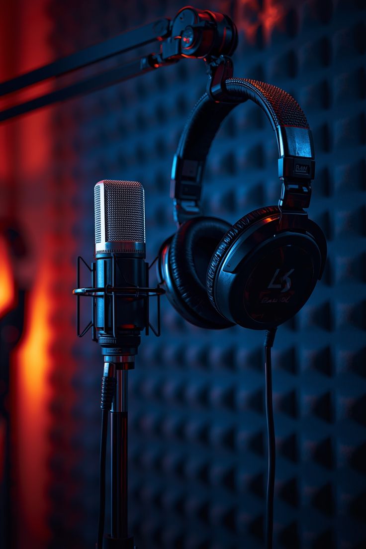 Headphones on mixer